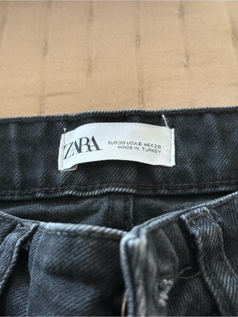 Zara Black Washed Women’s Jeans